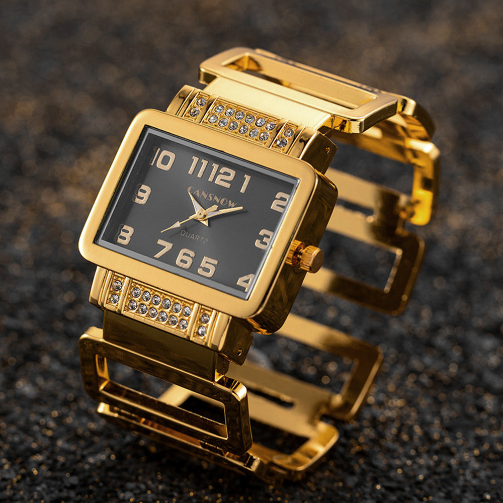 Cansnow Rectangle Ladies Wrist - Jewelry Watches Silver review and price