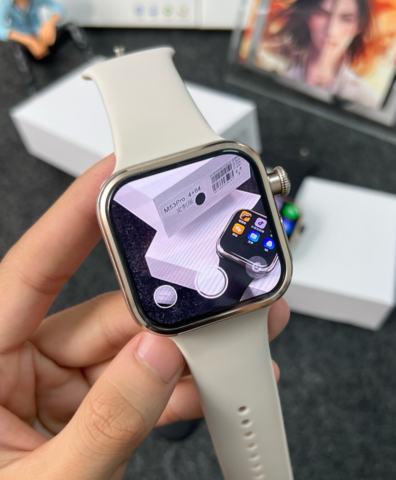 [Wide Screen M53Pro] W527 chip - Smartwatch review and price