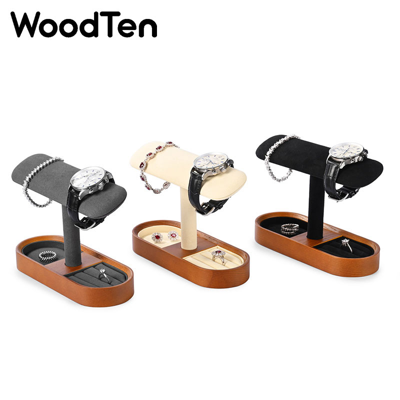 WoodTen Watch Display Stand wi - Jewelry Organizer Watches review and price