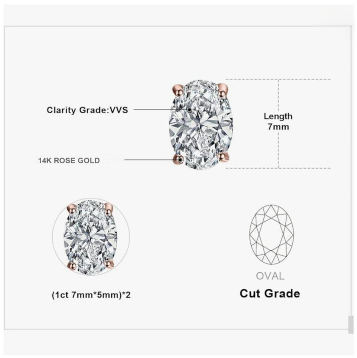 14K gold physical real gold la - Diamond Stud Earrings review and price