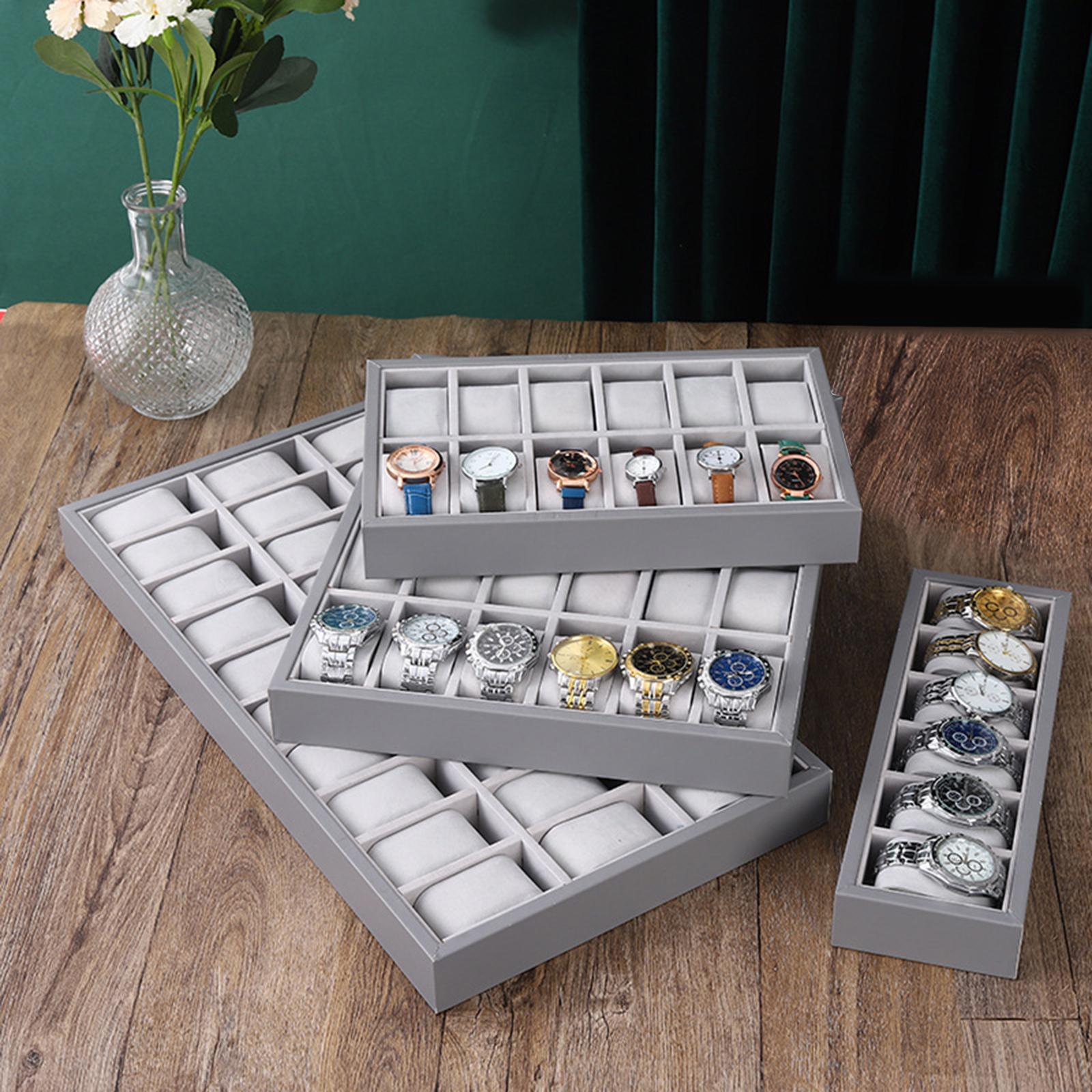 Jewelry Tray Wooden 30 Grid Wa - Jewelry Store Mens Watches review and price