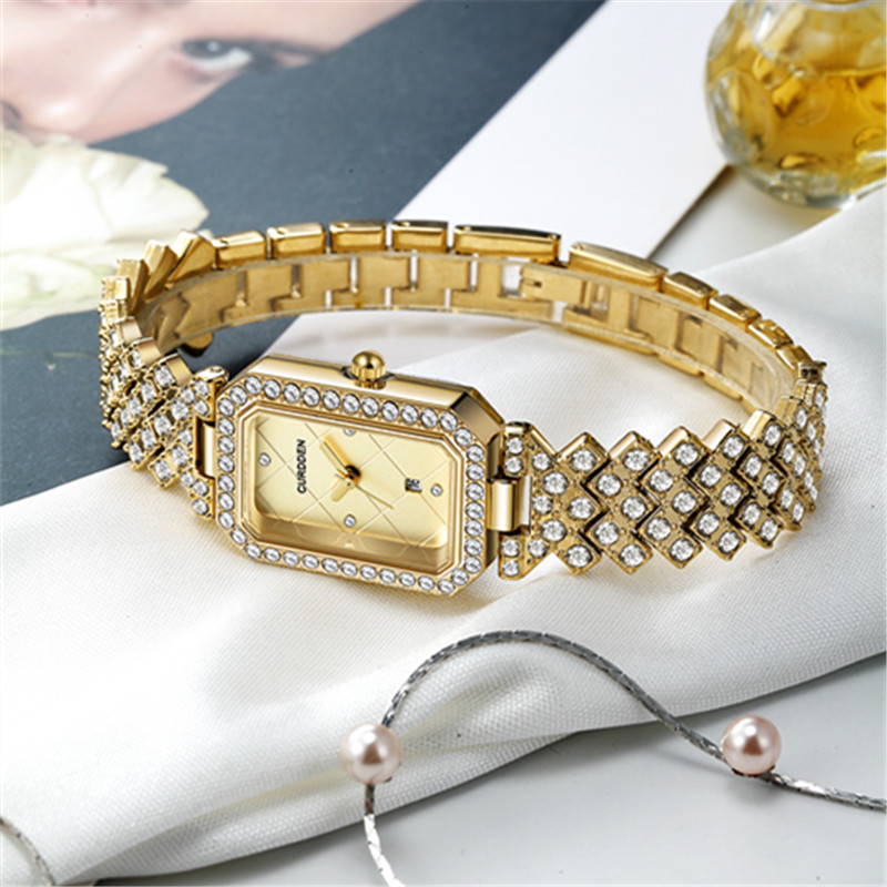 Original CURDDEN Brand Rectang - Jewelry Watches Silver review and price