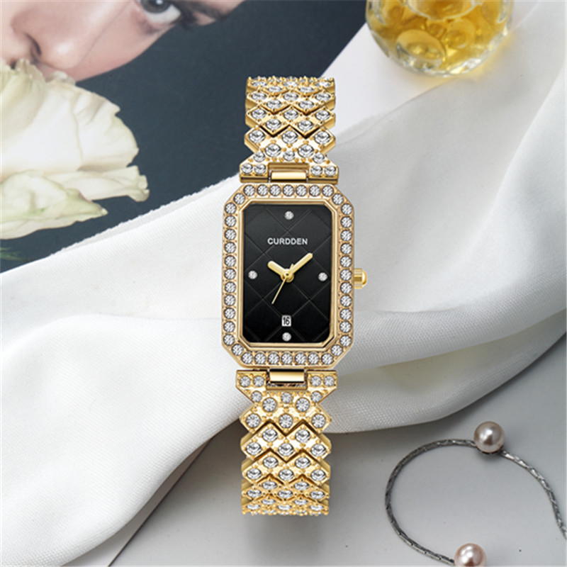 Original CURDDEN Brand Rectang - Jewelry Watches Silver review and price