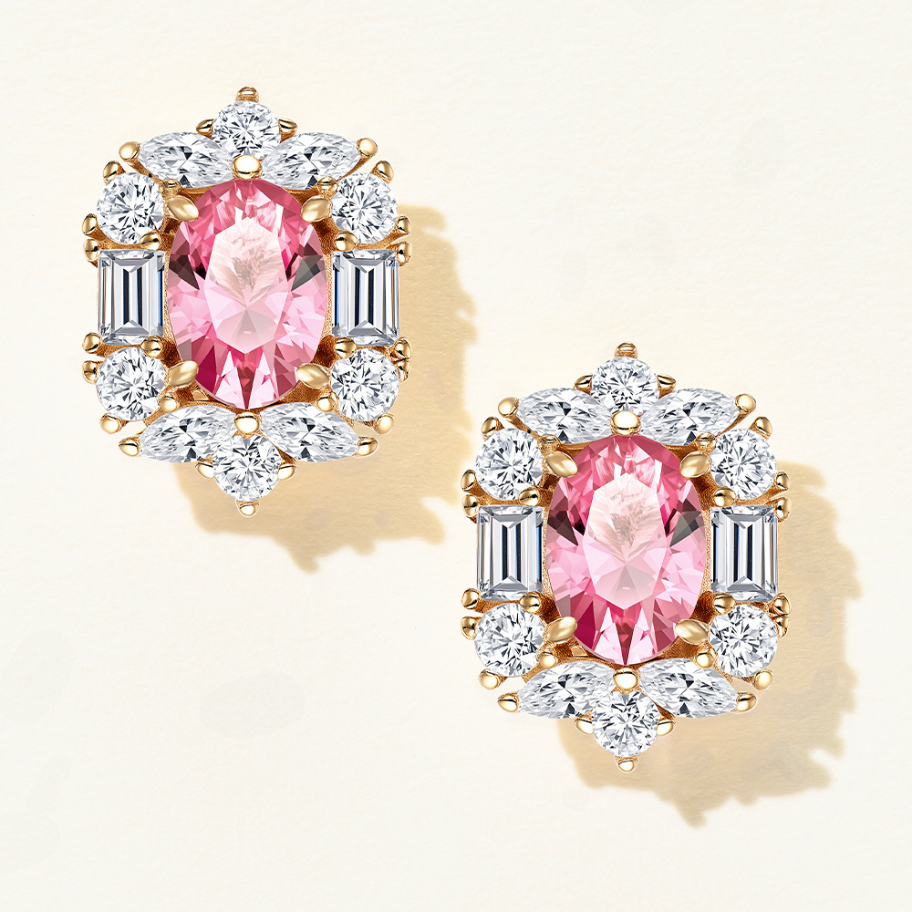 SONGYUN High Carbon Gemstones  - Diamond Stud Earrings review and price