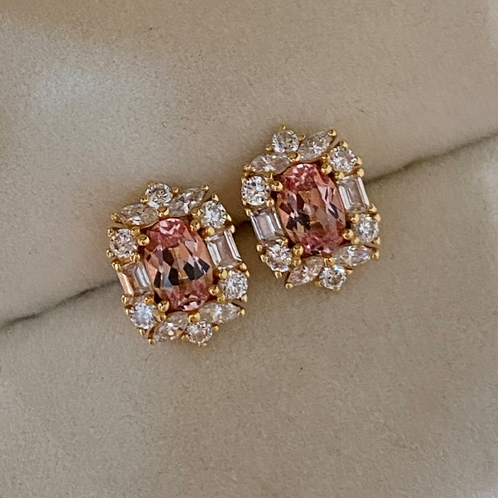 SONGYUN High Carbon Gemstones  - Diamond Stud Earrings review and price