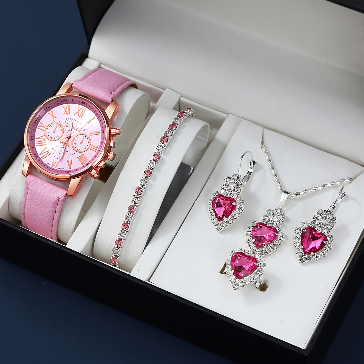 Elegant Rose Gold Sky-Blue Lov - Stones Watches & Jewelry In Sweden Ab review and price
