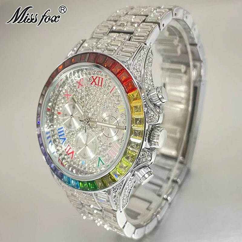 MISSFOX Luxury Iced Watch For  - Jewelry Inspired Watches review and price
