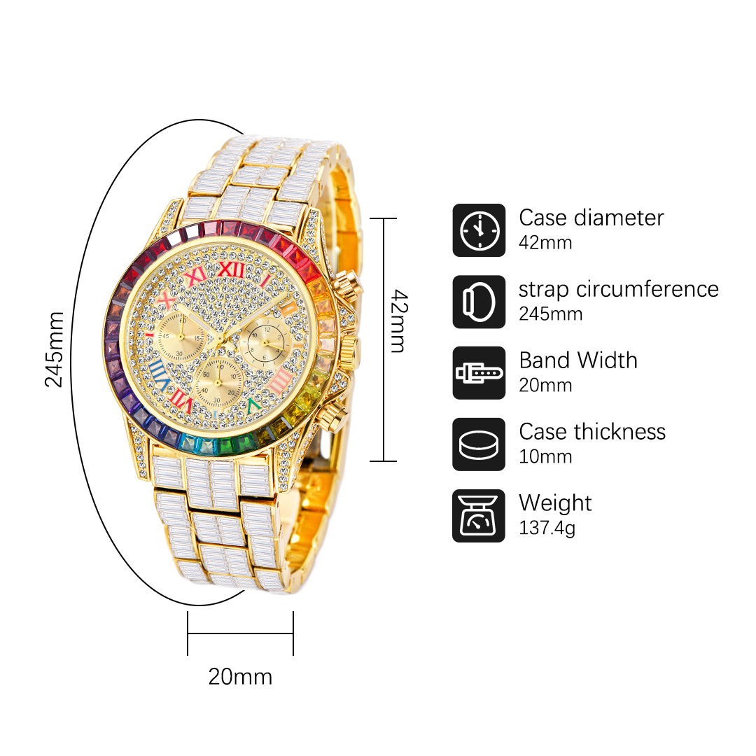 MISSFOX Luxury Iced Watch For  - Jewelry Inspired Watches review and price