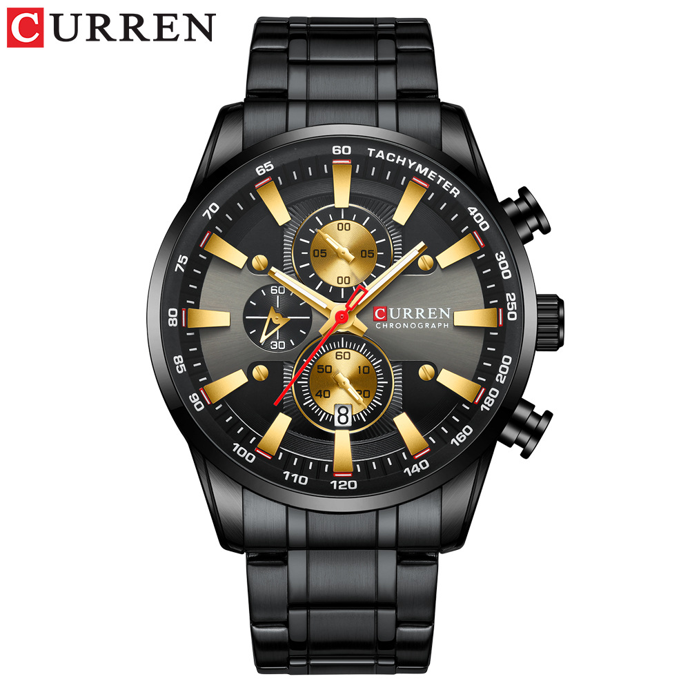CURREN 8351 Men's Quartz Watch - Jewelry Watches Silver review and price