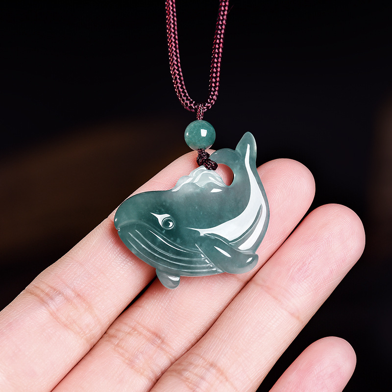 Natural Burmese Jadeite Whale  - Jewelry & Watches Spółka Z Ograniczoną Odpowiedzialnością review and price