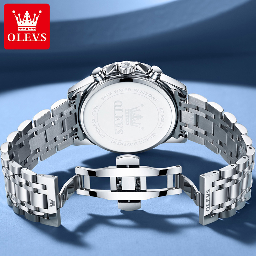 OLEVS 3653 Brand Moon Phase Ca - Jewelry Inspired Watches review and price