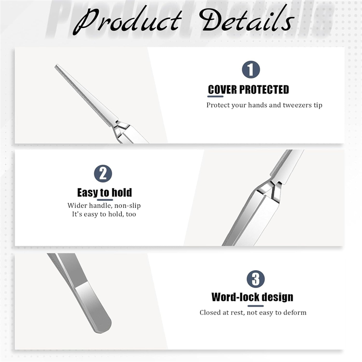Craft Tweezers, 6 Pieces Locki - Jewelry Watches Repair review and price