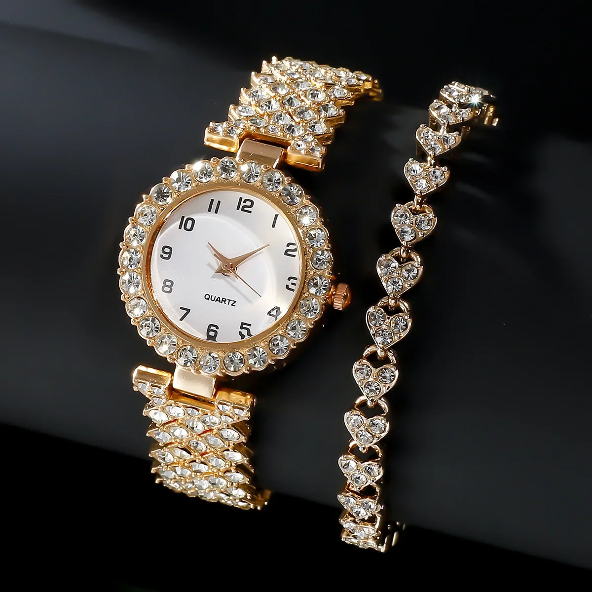 1pcs/2pcs Luxury Fashion Women - Jewelry Watches Silver review and price