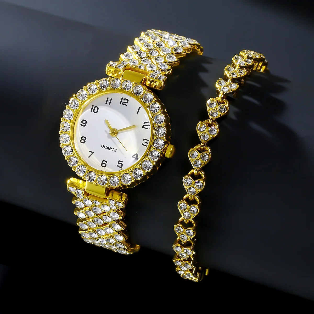 1pcs/2pcs Luxury Fashion Women - Jewelry Watches Silver review and price