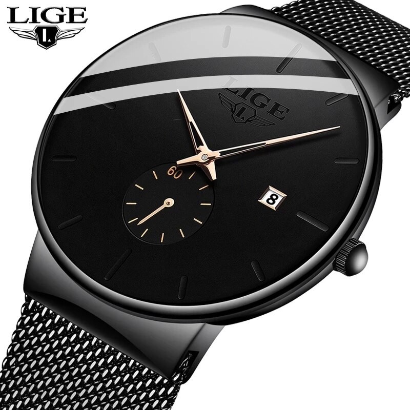 LIGE Fashion Mens Watches Top  - Jewelry Inspired Watches review and price