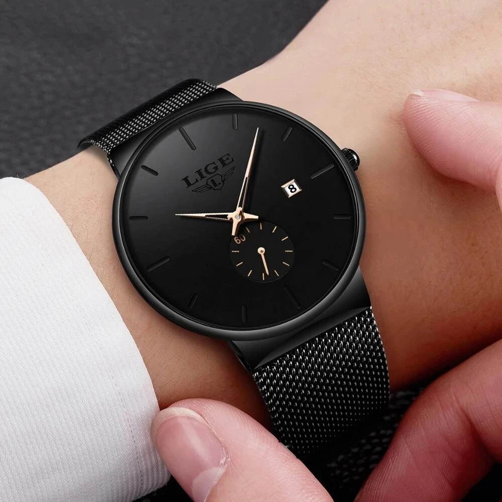 LIGE Fashion Mens Watches Top  - Jewelry Inspired Watches review and price