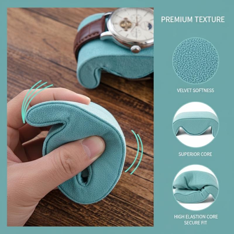 Elegant Soft Flannelette Watch - Jewelry Organizer Watches review and price