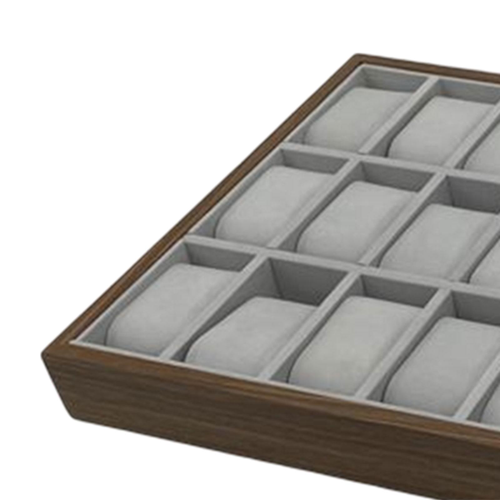 Jewelry Tray 30 Grid Wooden St - Jewelry Store Mens Watches review and price