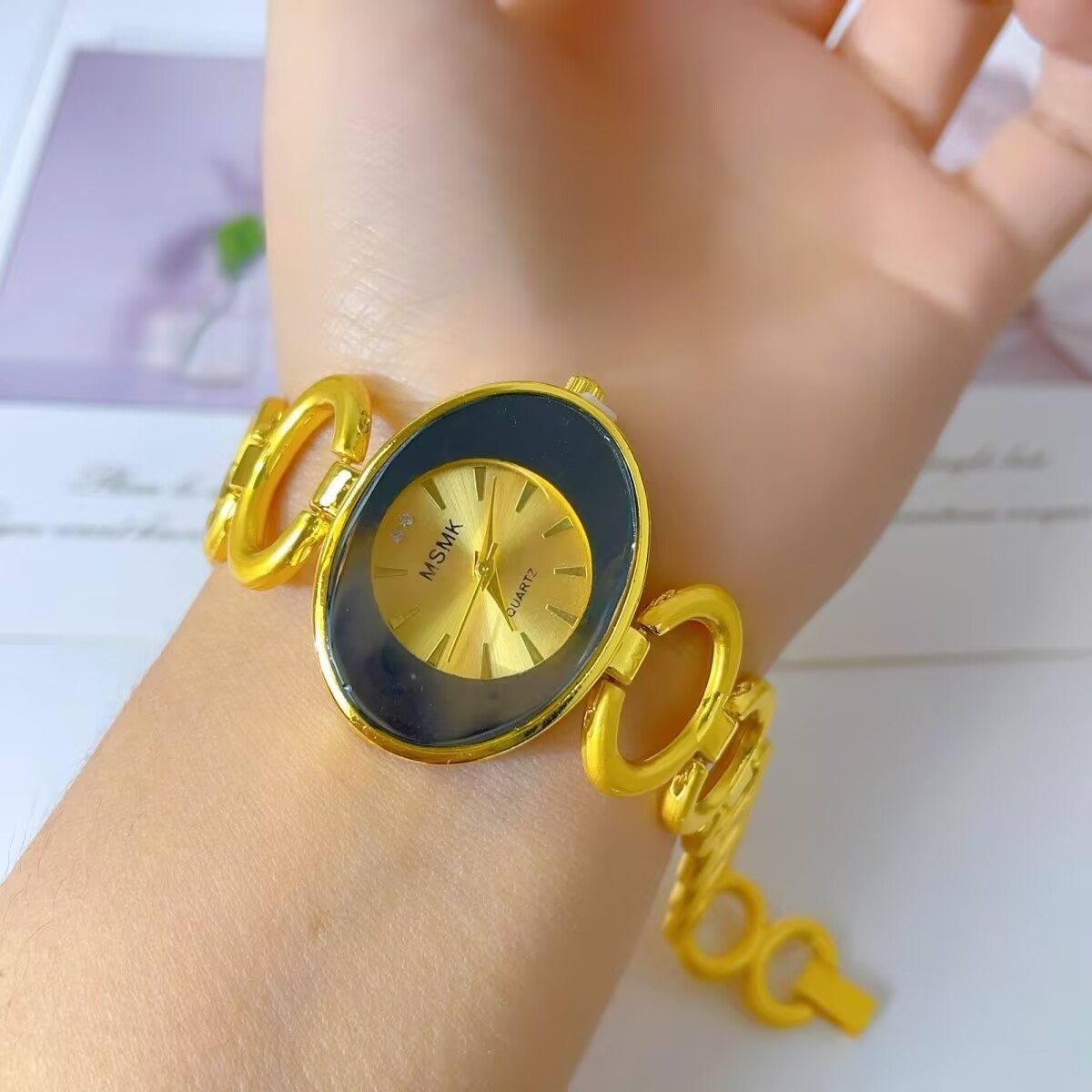 New American 24K Gold Plated W - Jewelry Watch review and price